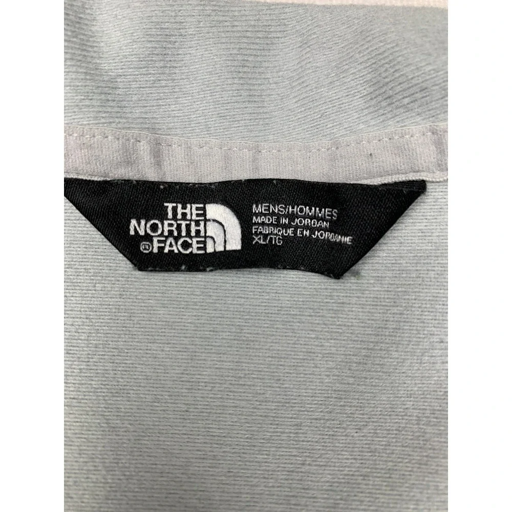 The North Face Mens XL Quarter Zip Pullover Grey Travelers Logo Performance‎ Top